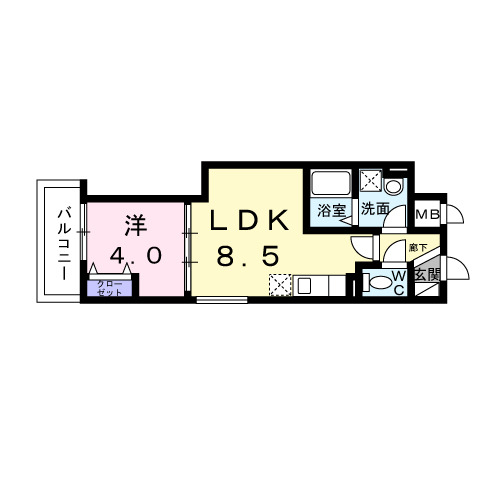 グランラトゥールの間取り