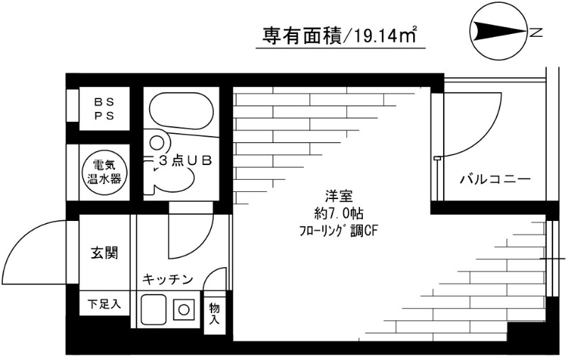 ライオンズマンション半蔵門の間取り