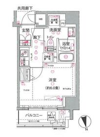 ＳＱＵＡＲＥ　ＣＩＴＹ　ＫＡＷＡＳＡＫＩ　ＨＩＧＡＳＨＩＤＡの間取り