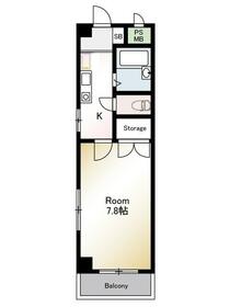 フェリスハウス小田栄の間取り