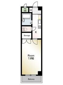 フェリスハウス小田栄の間取り
