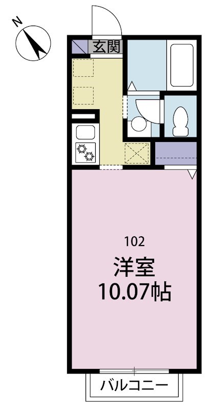 CORAL BLUE(コーラルブルー)の間取り