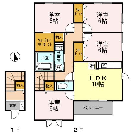 グランソルの間取り