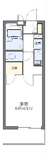 レオパレスくるみの間取り