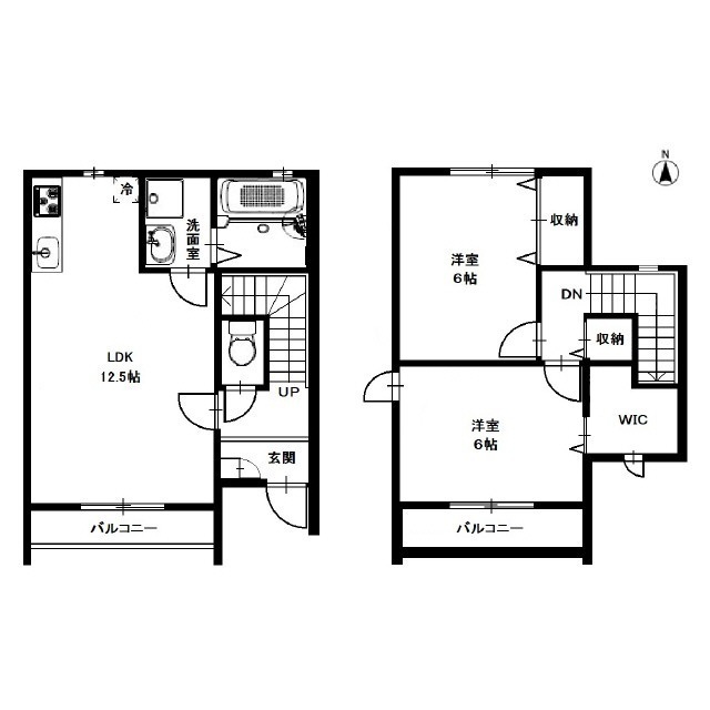 アンプルール リーブル 本町の間取り