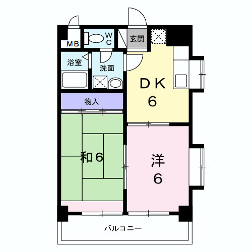 トモヨシフラットの間取り