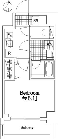 ザ・レジデンス・オブ・トーキョーSO03の間取り