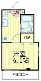 ハイツ大堀の間取り