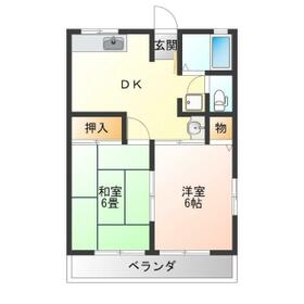 ドミールBの間取り