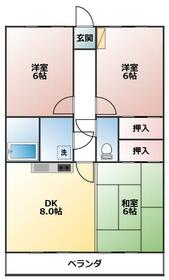 ルミエール仲原の間取り