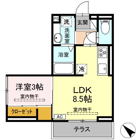 コート中田の間取り