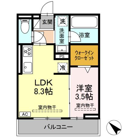 コート中田の間取り