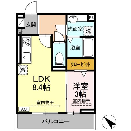 コート中田の間取り