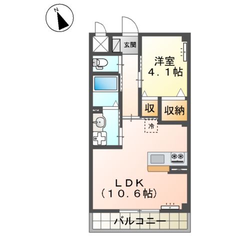 仮)土浦市中村南 店舗アパート新築工事の間取り