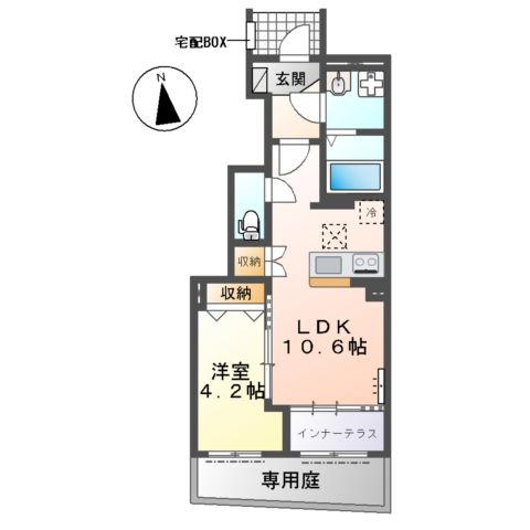 仮)針ヶ谷町新築アパートの間取り