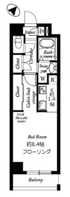 Saint-Clair Kawasakiの間取り