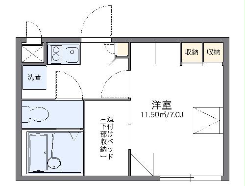 レオパレスエミオンの間取り