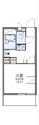 レオパレスオレンジの間取り