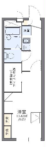 レオパレスガーデンハイムの間取り
