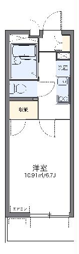 レオパレスTF oneの間取り
