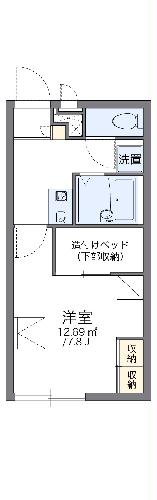 レオパレス蓮池の間取り