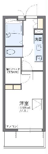 レオパレス松坂の間取り