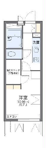 レオパレスソフィア 弐番館の間取り