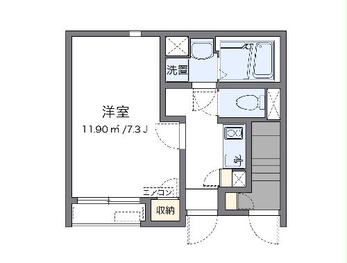 クレイノFUJIMATSUの間取り