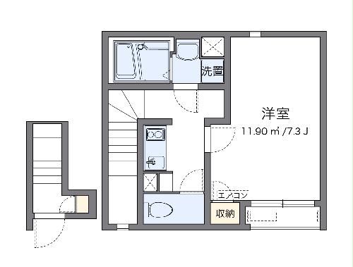 クレイノFUJIMATSUの間取り