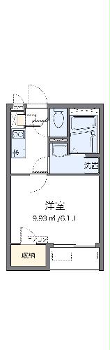 クレイノボンヌシャンス中村の間取り