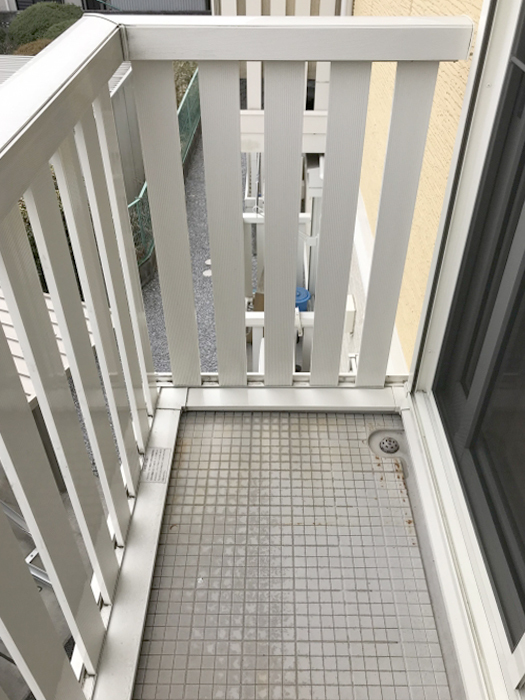 12/28 バルコニー