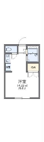 レオパレス永原の間取り