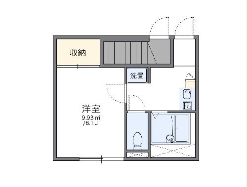 レオパレス扇の間取り