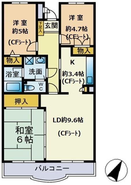 グランドヒルの間取り