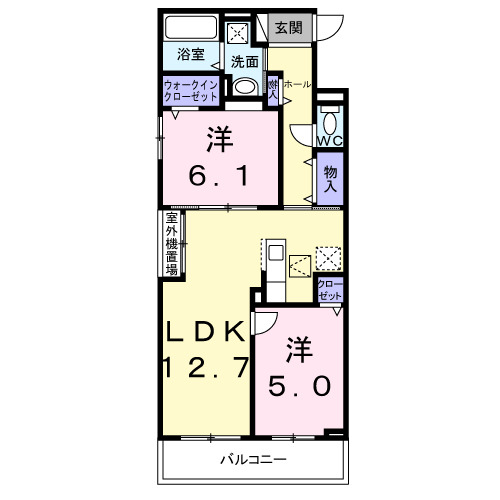 ベルアージュの間取り
