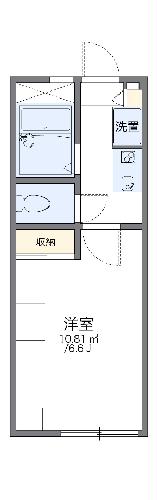 レオパレス田園1の間取り