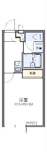レオパレスけやき通りハイツの間取り