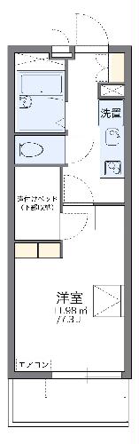 レオパレス喜沢美園の間取り