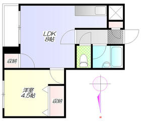 プラザカネコの間取り