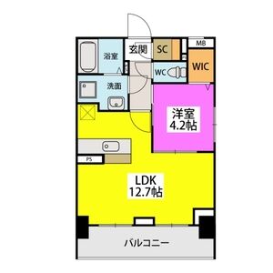 クレアシオンの間取り