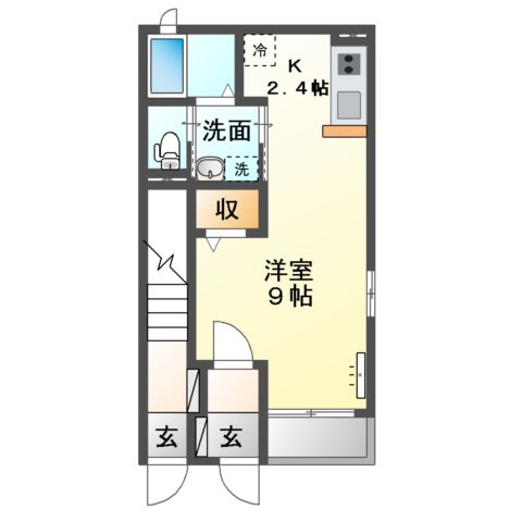 フェリーチェリーナⅡの間取り