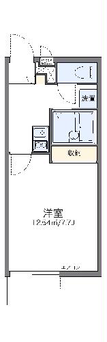レオパレスコンフォートフレアⅢの間取り