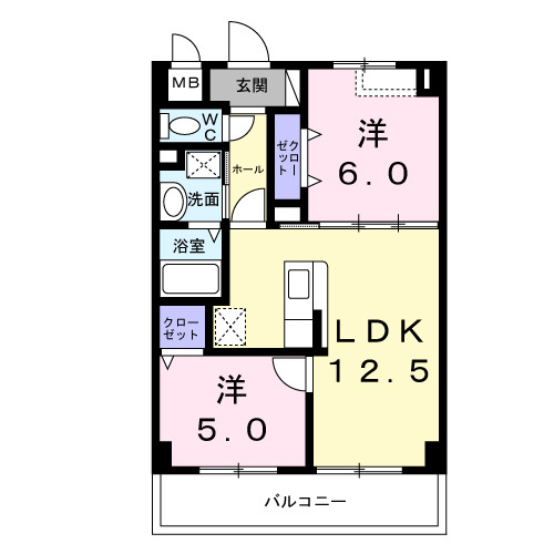 佐真下マンション(028352201)の間取り
