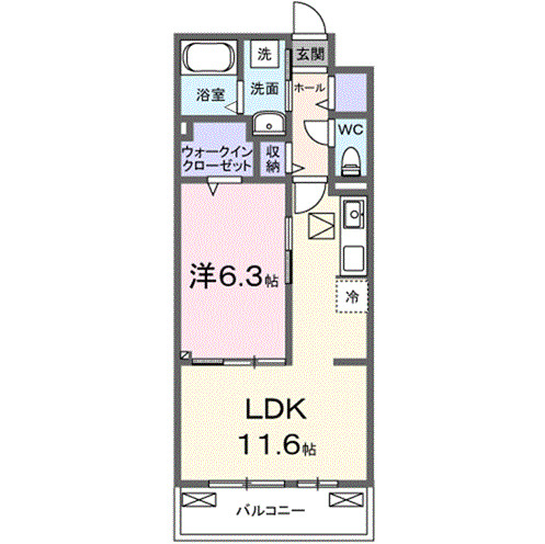コスモステラス イーストの間取り