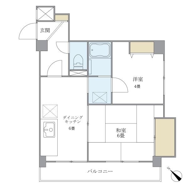 グランデュール六義園の間取り