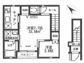 サンガーデンステューディオの間取り