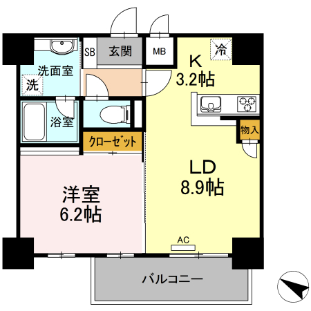 ハイムローゼⅦの間取り