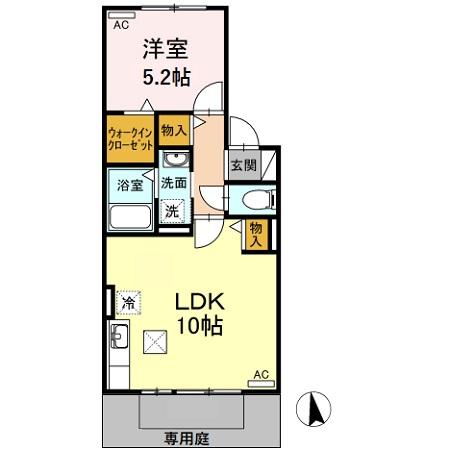 ベルドミール瑞穂　Ｂの間取り