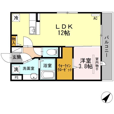 コンフォート光丘の間取り