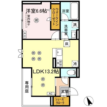 サニーサイド箱崎の間取り